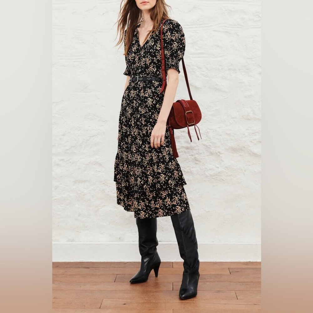 BA&SH very flattering Vika midi dress